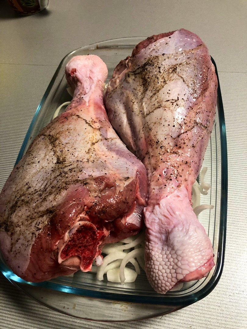 Индейка на луковой подушке 🦃