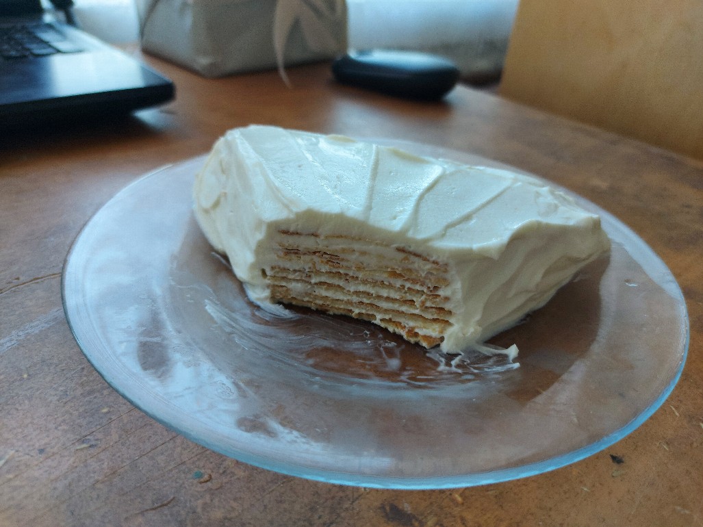 Низкокалорийный пп-тортик на сковородке