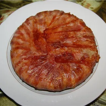 Беконово-картофельный пирог с сыром