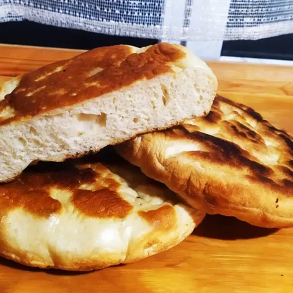 Домашний хлеб на сковороде