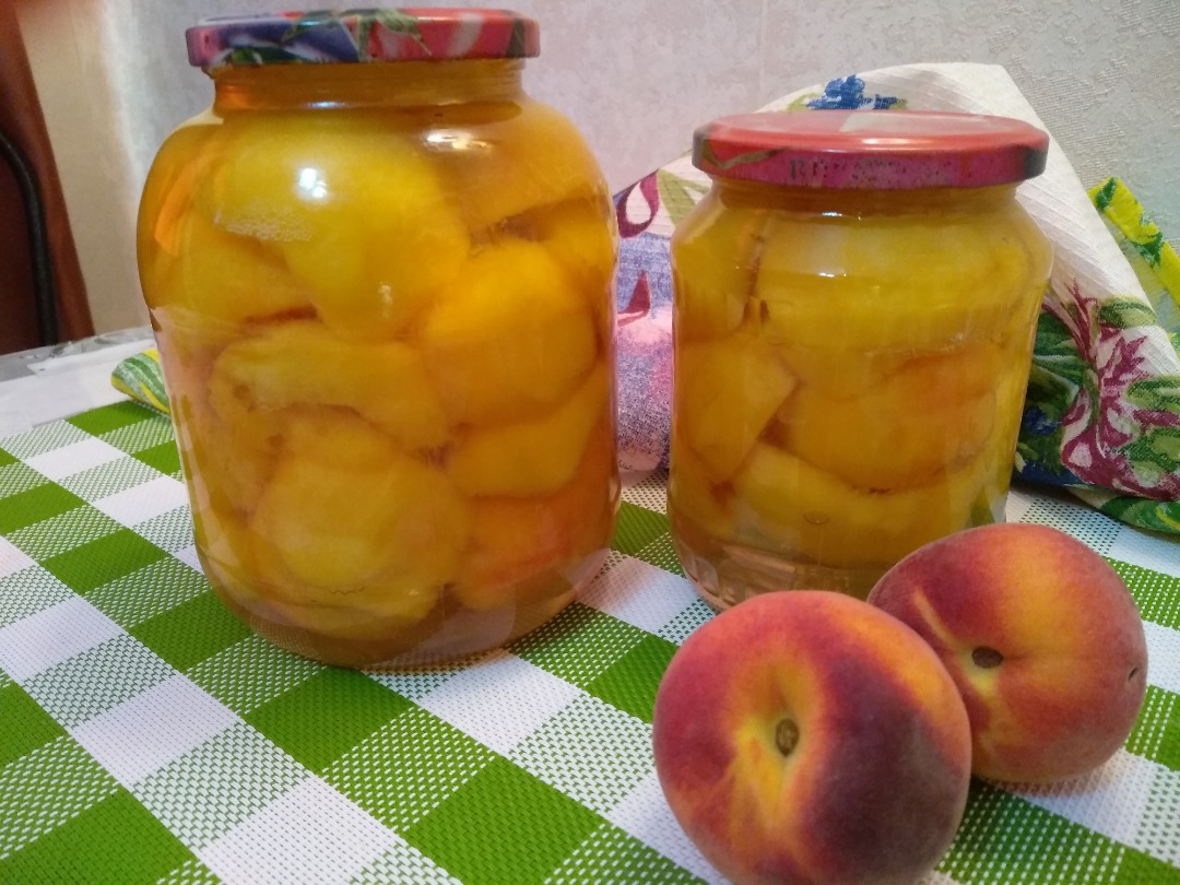 Персики в сиропе на зиму — рецепт с фото пошагово