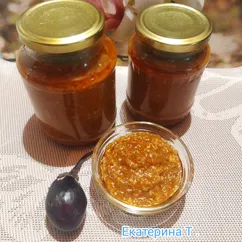 Аджика острая из баклажанов