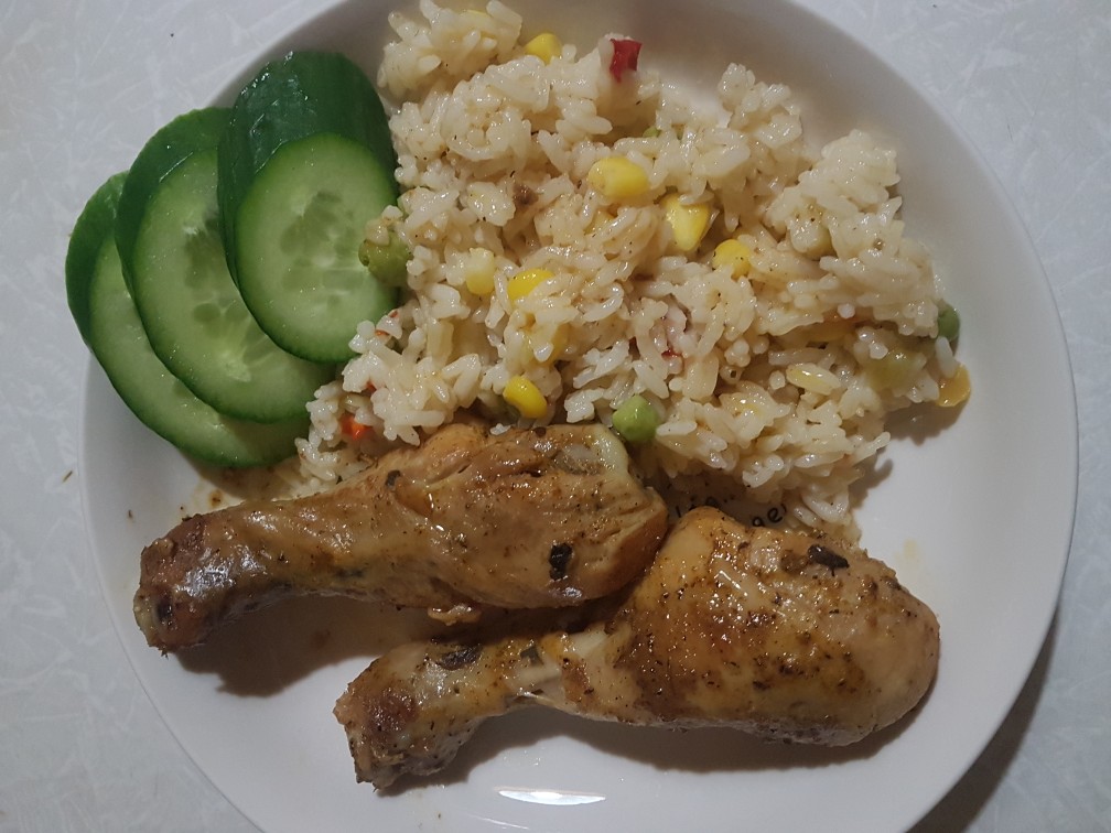 Куриный ножки с рисом 🍗