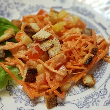 Салатик с корейской морковкой