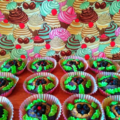 Песочные пирожные со сладкой начинкой #летниедесерты