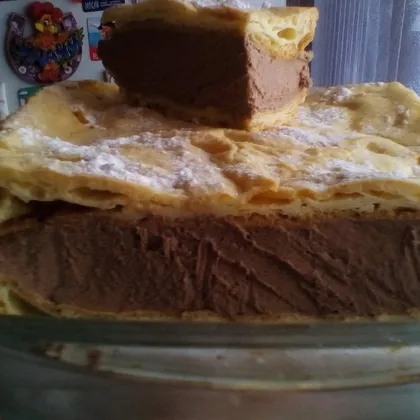 Торт 'Карпатка' с шоколадным кремом