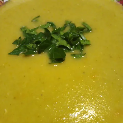 Чечевичный крем-суп с брокколи