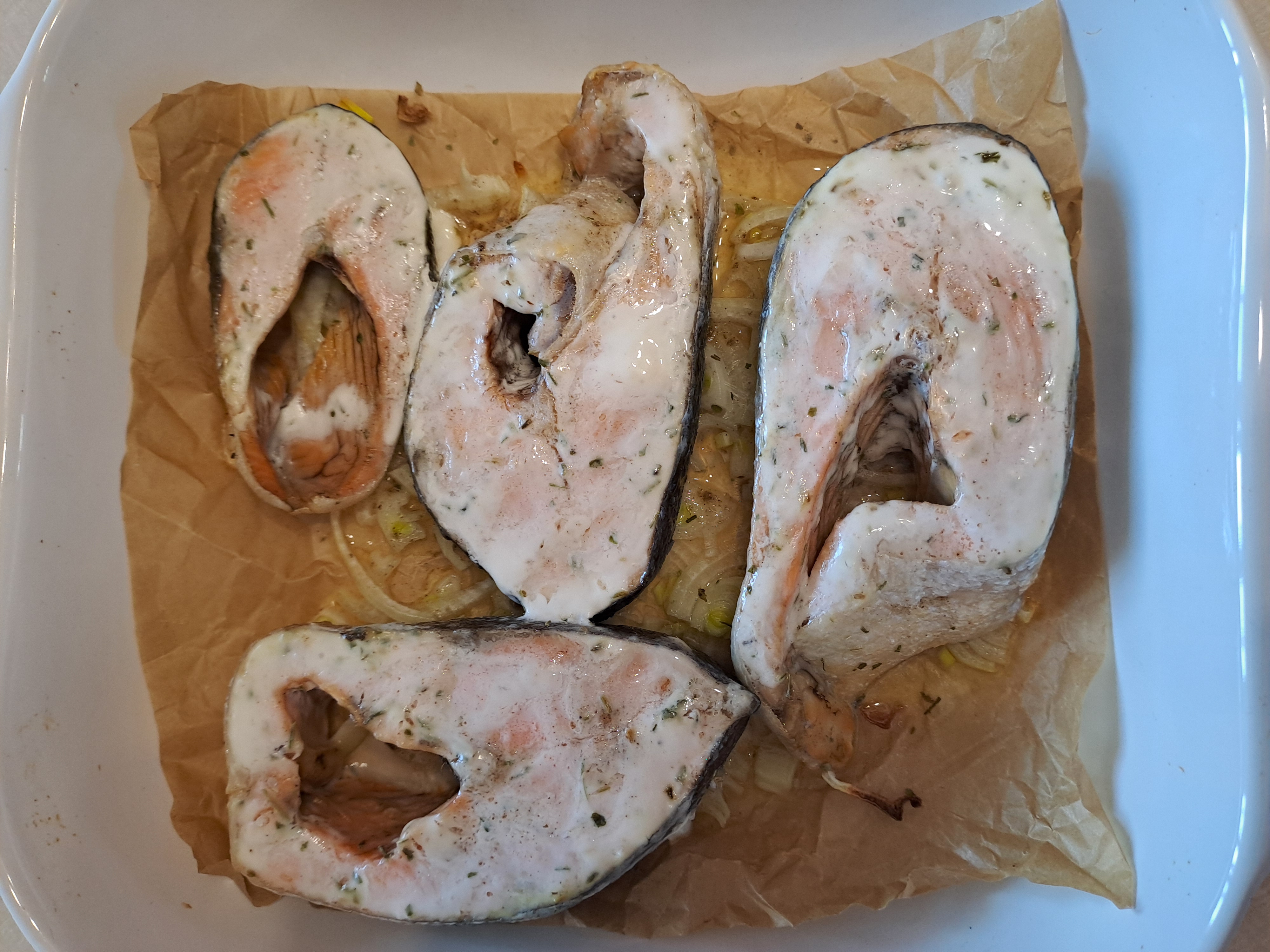 Кижуч в духовке 
