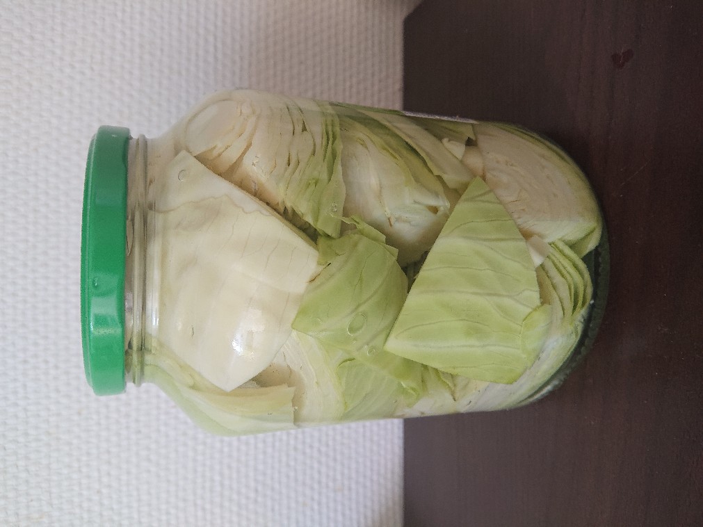 Закуска из капусты с чесноком