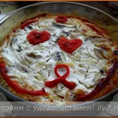 Пирог с курицей и картошкой