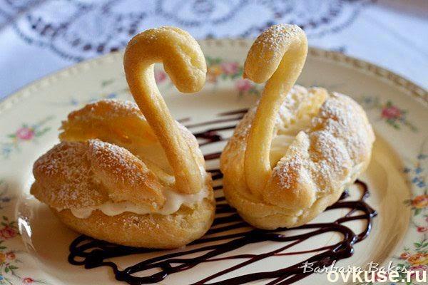 Лебеди -заварные пирожные-проще простого, а какая красота рецепт с фото | Ricetta