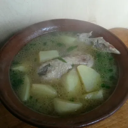 Суп из куриных крыльев с картофелем