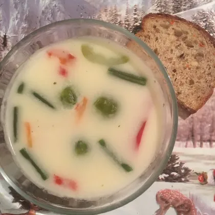 Суп «Весенний сыр»
