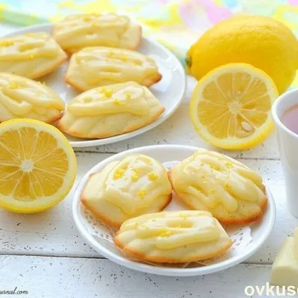 Печенье 'мадлен' с лимонной цедрой