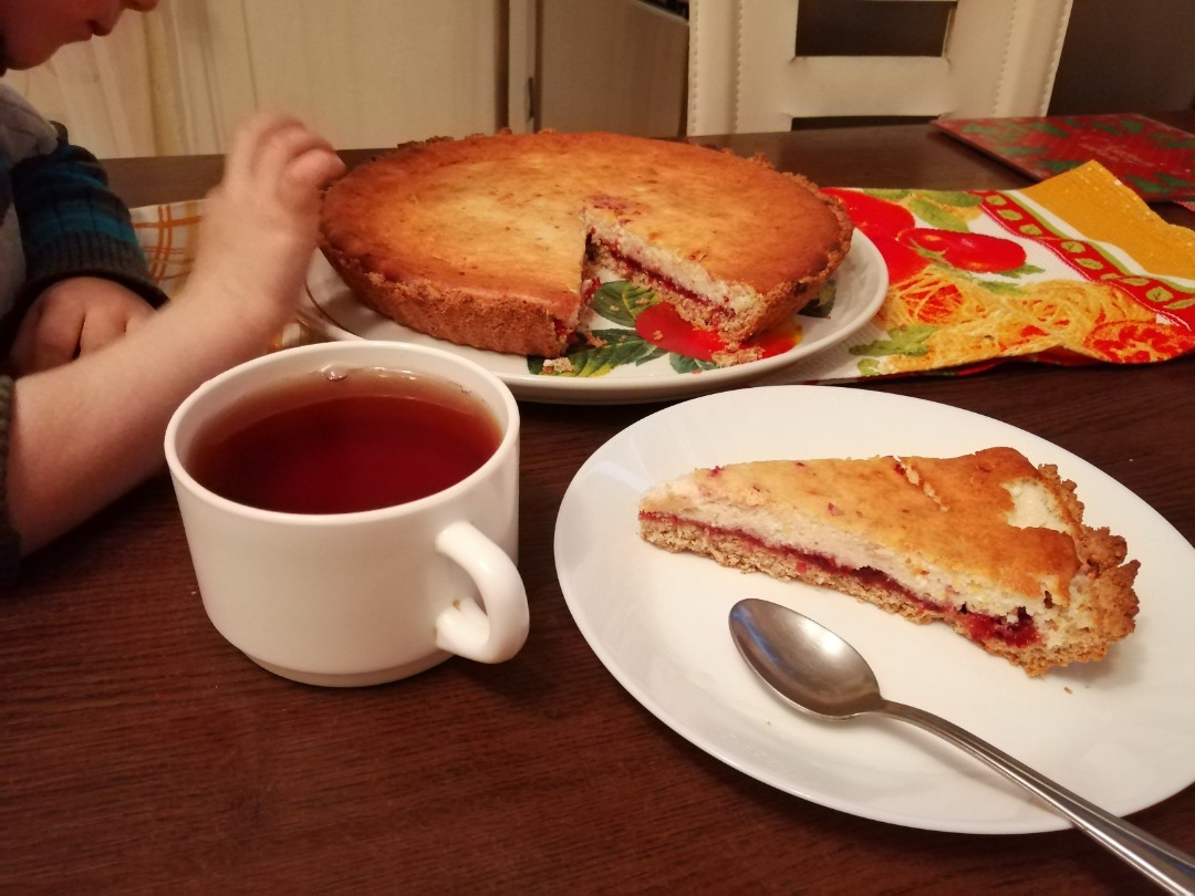 Творожный пирог без муки