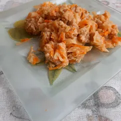 Ленивые голубцы с мясом и рисом в мультиварке