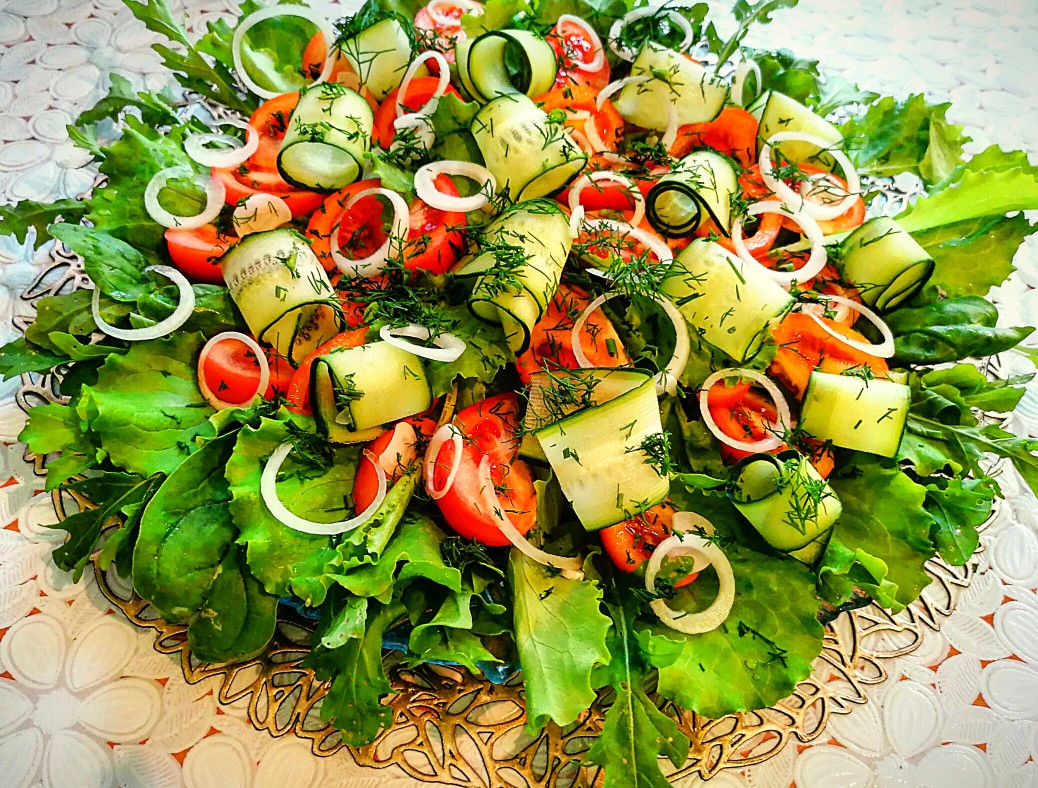 Овощной салат с зеленью 🥗