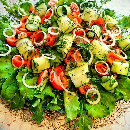 Овощной салат с зеленью 🥗