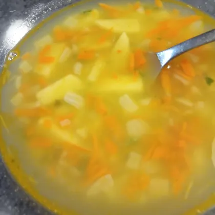 Постный гороховый суп из зелёного гороха 'Орегон'