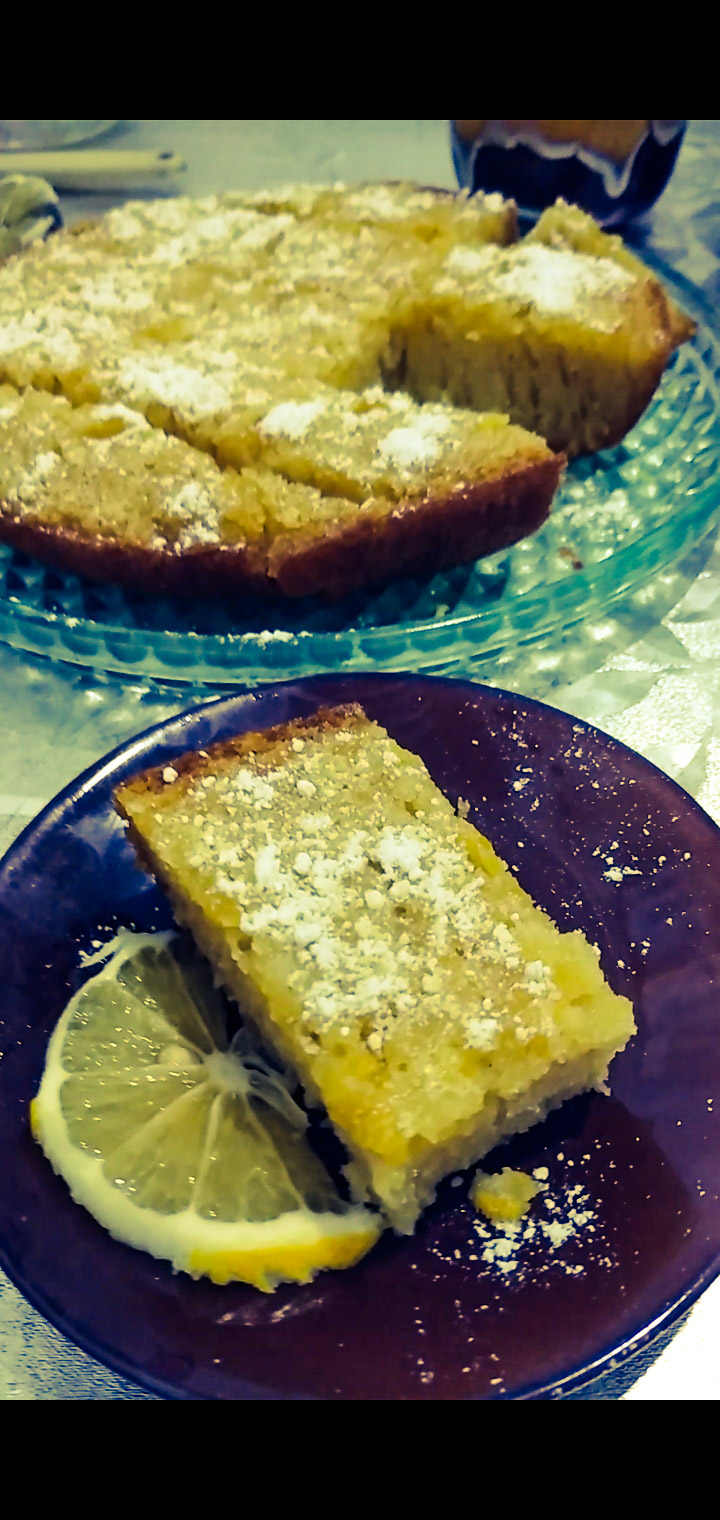 Лимонный пирог на кефире. Рецепт