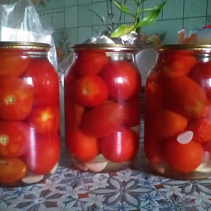 Сладкие маринованные помидорки