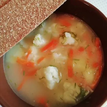 Лёгкий сырный суп