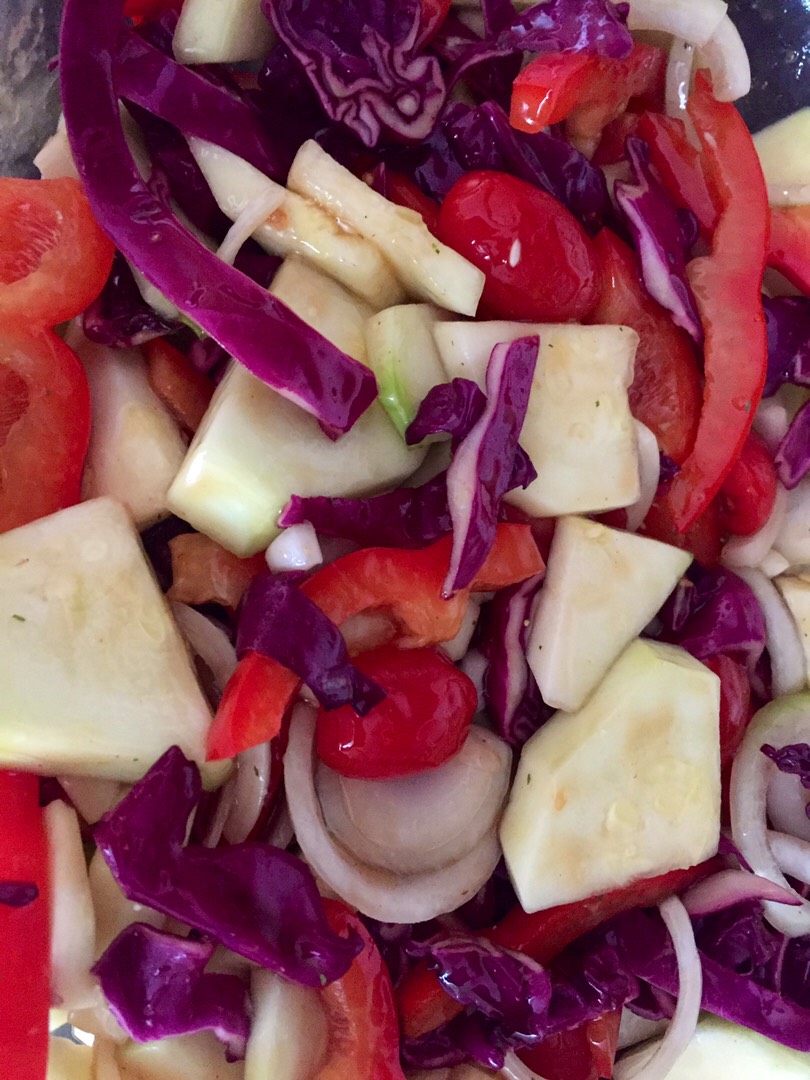 Овощное рагу в соусе Терияки