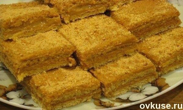 Медово-апельсиновые пирожные со сгущенкой