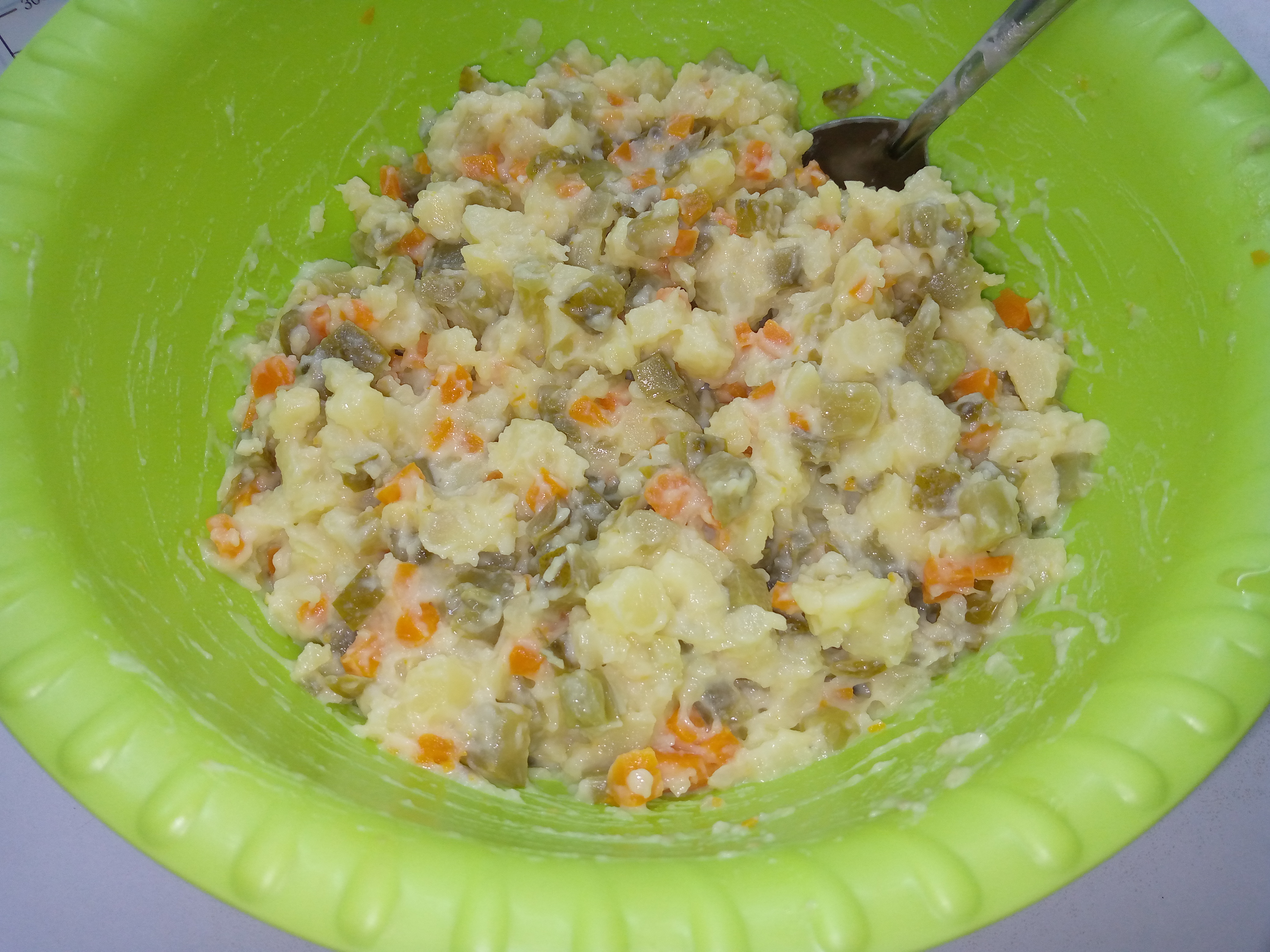 Простой картофельный салат