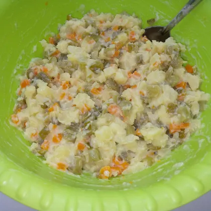 Простой картофельный салат