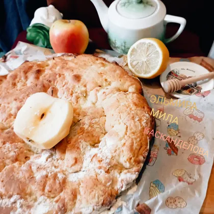 Яблочно-медовый пирог
