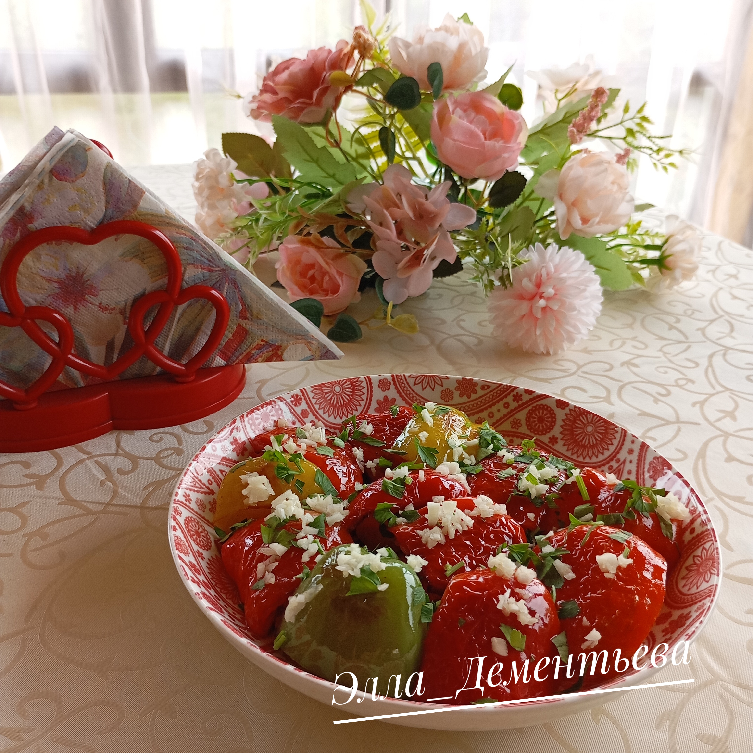Перец болгарский жареный