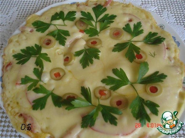 🍎 Яблочный пирог на кефире - рецепт автора Нелли 👩🏻‍🍳