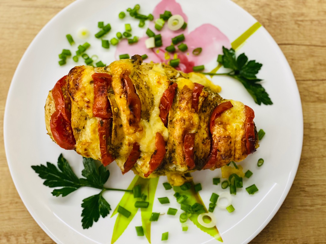 Куриное филе «гармошка» с картофелем , пошаговый рецепт на ккал, фото, ингредиенты - Alesia