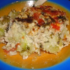 Запеканка Кабачок с курицей