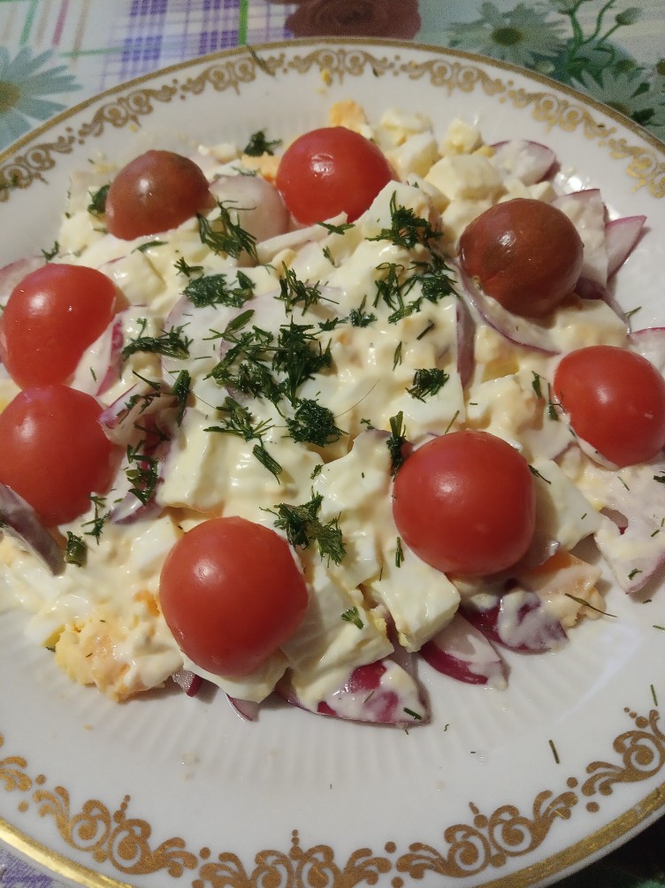 Салат редиска краснобокая