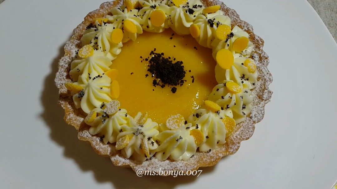 Мини-тарт с апельсиновым курдом