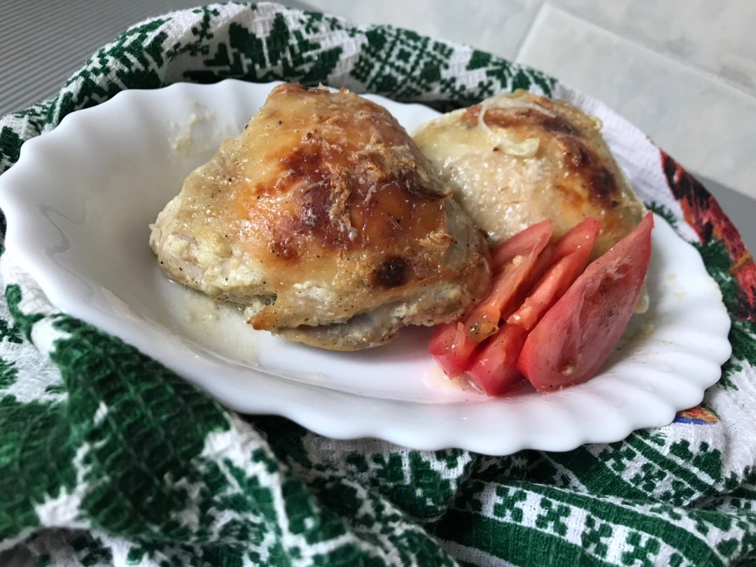 Курочка в сметанно-чесночном маринаде🍗