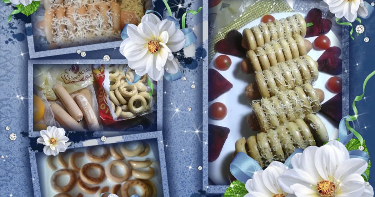 Сосиски в сушках рецепт с фото пошаговый от Настя Дивинская - Овкусе.ру