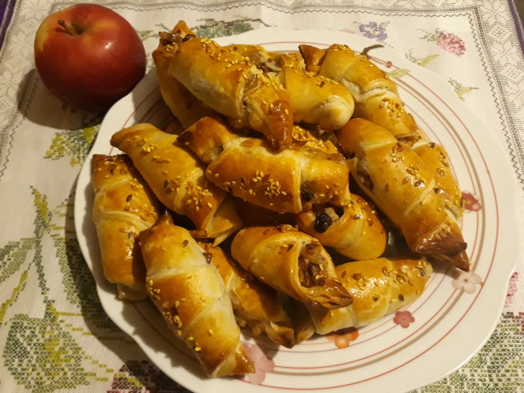 Слоёные рогалики