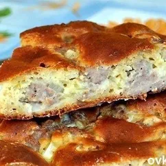 Пирог с мясом «Легче не бывает»