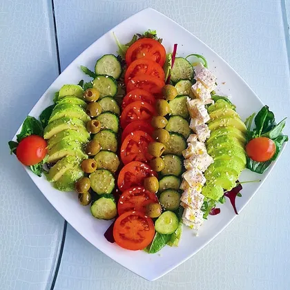 Легкий салатик из овощей для идеальной фигуры 🥗