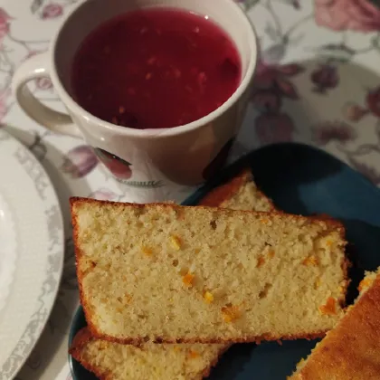 Творожный манник с апельсиновой цедрой