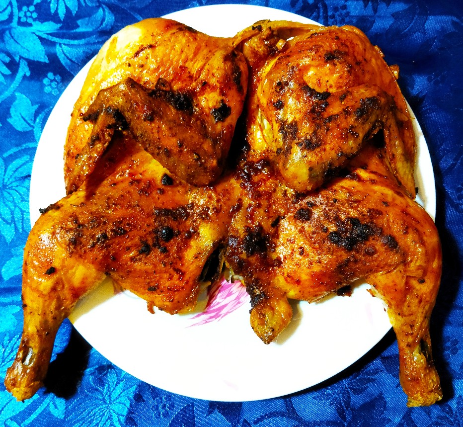 Цыпленок табака под чесночным соусом рецепт – Европейская кухня: Основные блюда. «Еда»