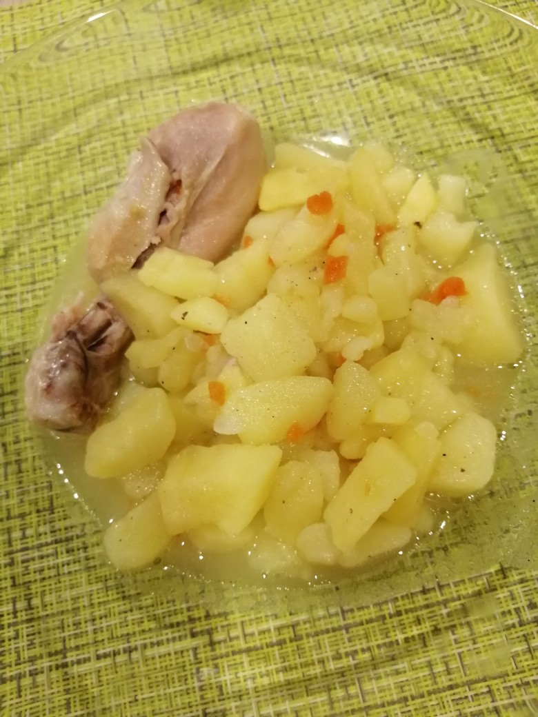 Куриные ножки с картофелем