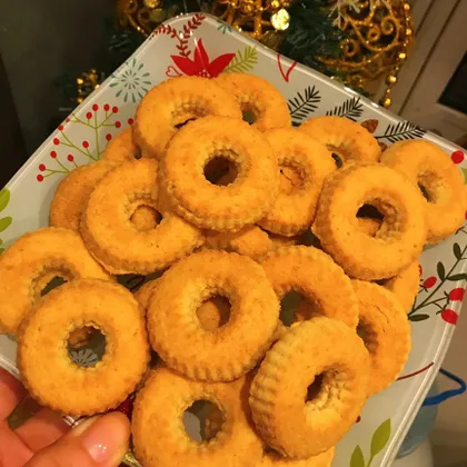 Рождественские сахарные кольца
