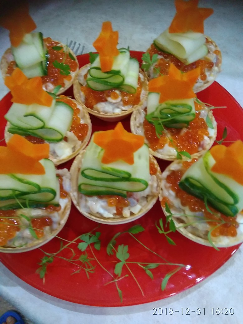 Закуска "Елочки"