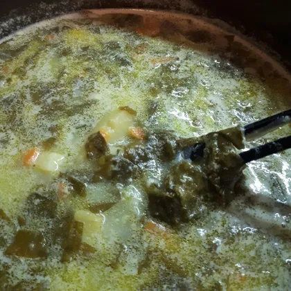Щавелевый суп в мультиварке