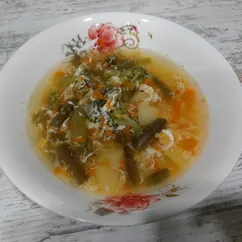 Овощной кудрявый супчик за полчаса🍲