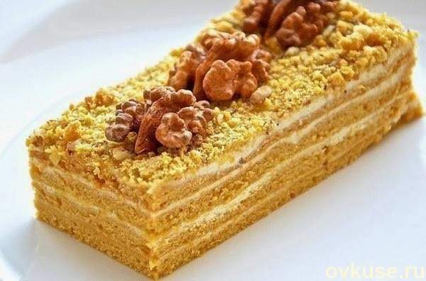 Торт Наполеон на сметане: рецепт на сайте Всё о десертах